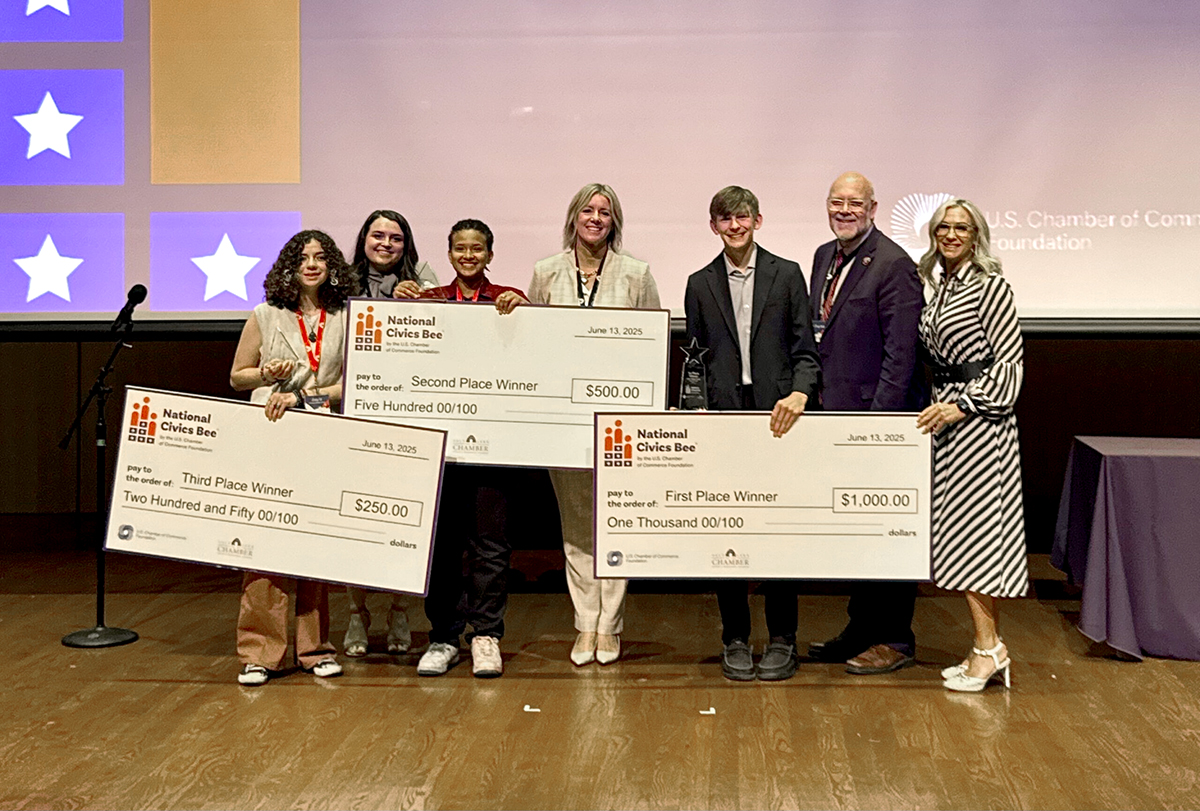 2025 National Civics Bee winners.